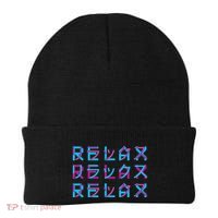 Vaporwave Aesthetic Relax Japanese Women Beanie thumb 0