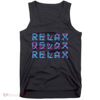 Vaporwave Aesthetic Relax Japanese Women Tank Top thumb 0