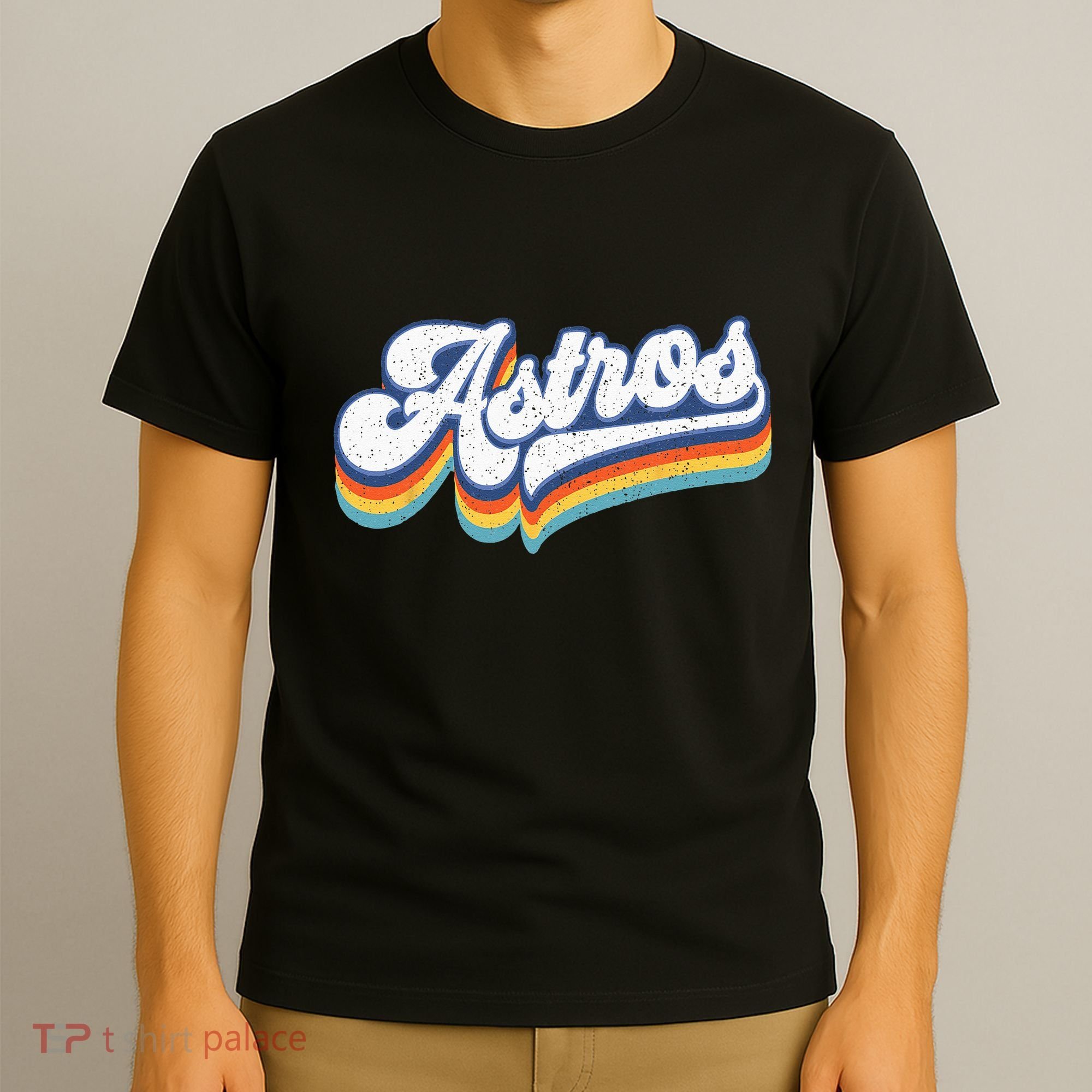 Vintage Astros Retro Style 70s 80s First Name T-Shirt