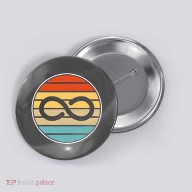 Vintage Autism Rights Retro Vintage Infinity – Autism Awareness Gift Button