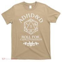 Vintage Adhd&D Roll For Concentration Funny T-Shirt thumb 0
