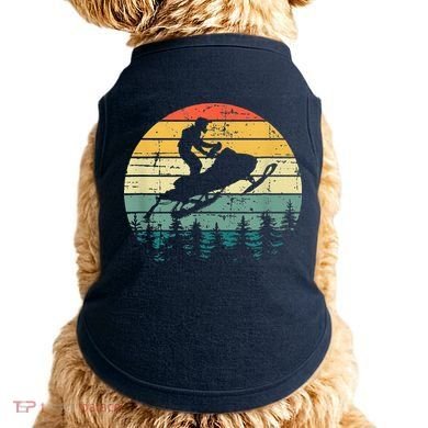 Vintage American Snowmobile Retro Snowmobiling Sled Doggie Tank
