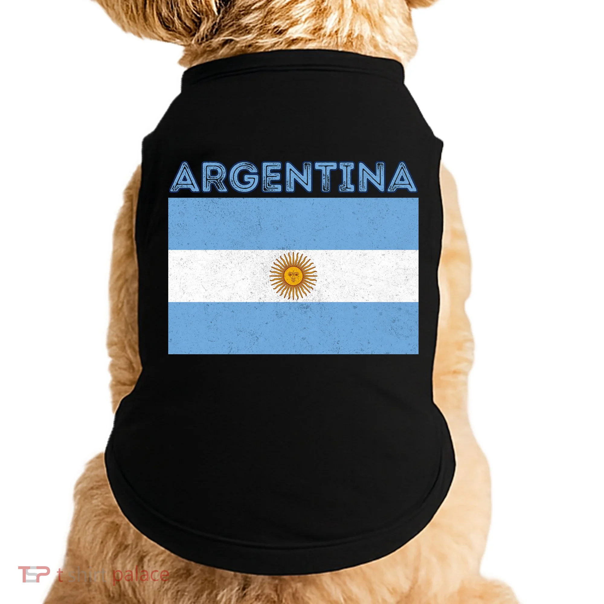 Vintage Argentina Sun Flag Doggie Tank