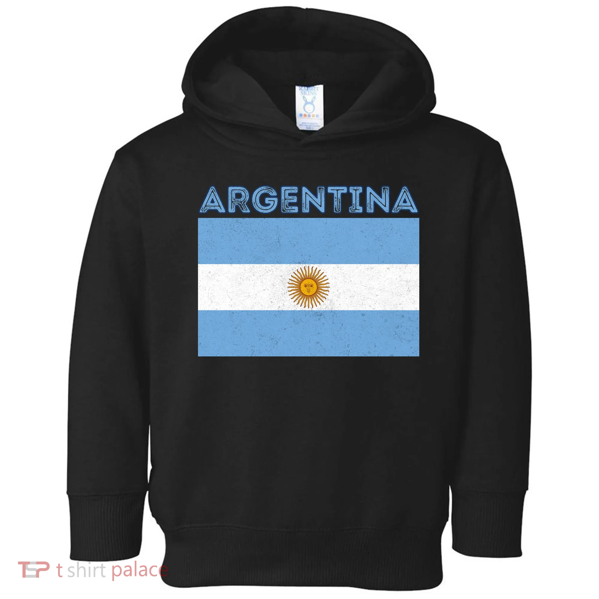 Vintage Argentina Sun Flag Toddler Hoodie