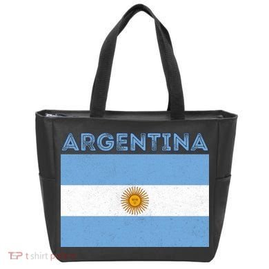 Vintage Argentina Sun Flag Tote Bag