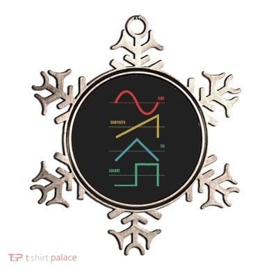 Vintage Analogue Synthesizer Techno Waveform Synth Nerd Ornament