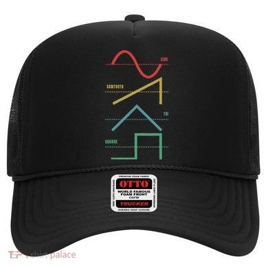 Vintage Analogue Synthesizer Techno Waveform Synth Nerd Hat