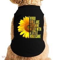 Virgo August September Birthday Sunflower Flower Great Gift Doggie Tank thumb 0