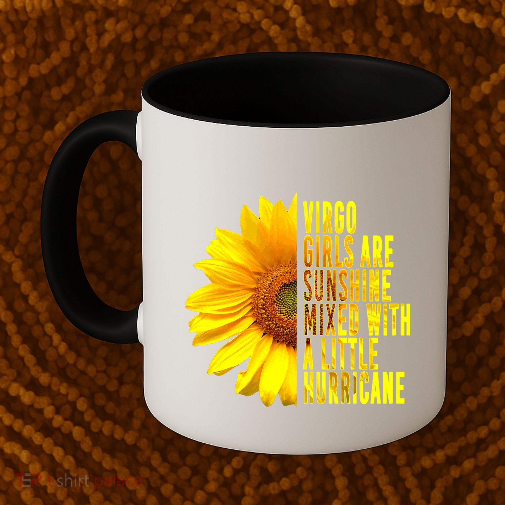 Virgo August September Birthday Sunflower Flower Great Gift Coffee Mug