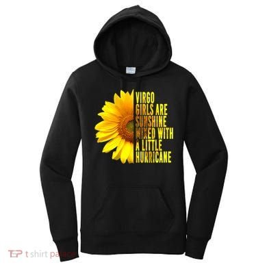 Virgo August September Birthday Sunflower Flower Great Gift Women's Hoodie