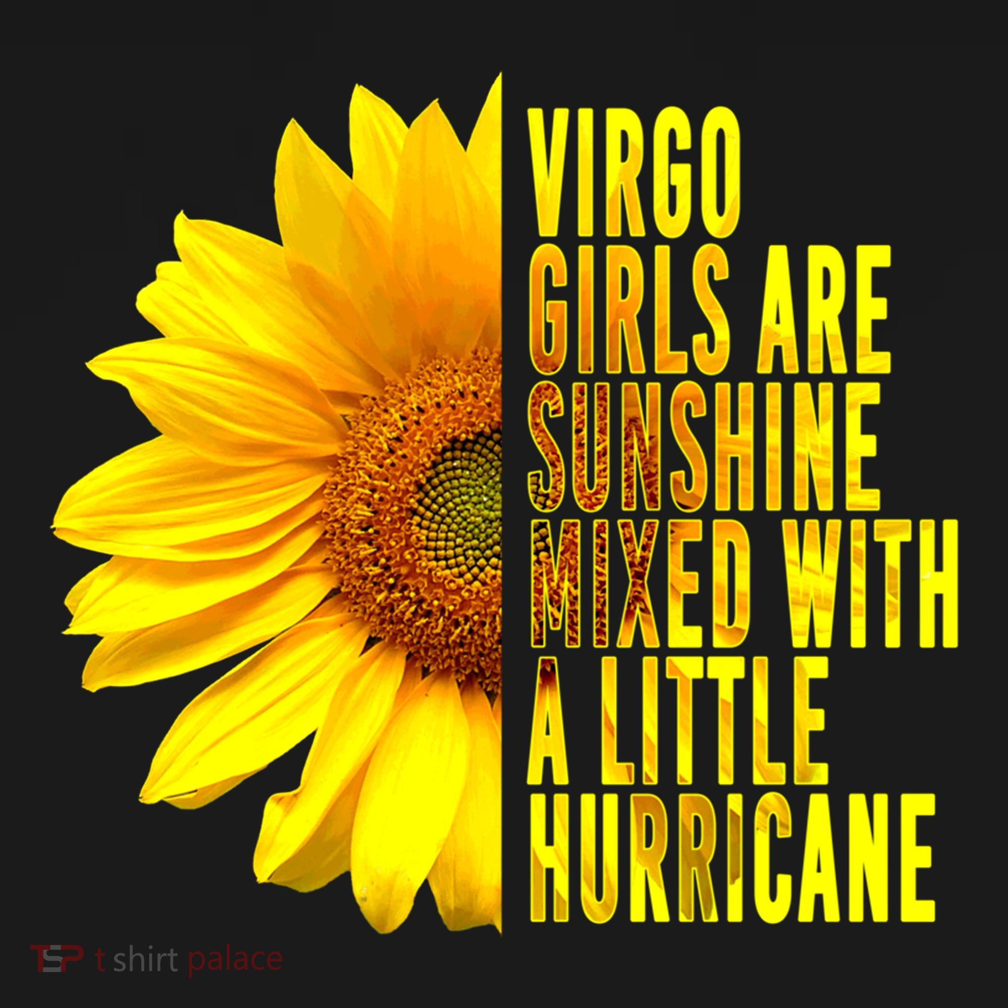 Virgo August September Birthday Sunflower Flower Great Gift Women's Hoodie