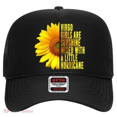 Virgo August September Birthday Sunflower Flower Great Gift Hat