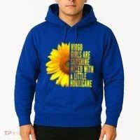 Virgo August September Birthday Sunflower Flower Great Gift Hoodie thumb 2