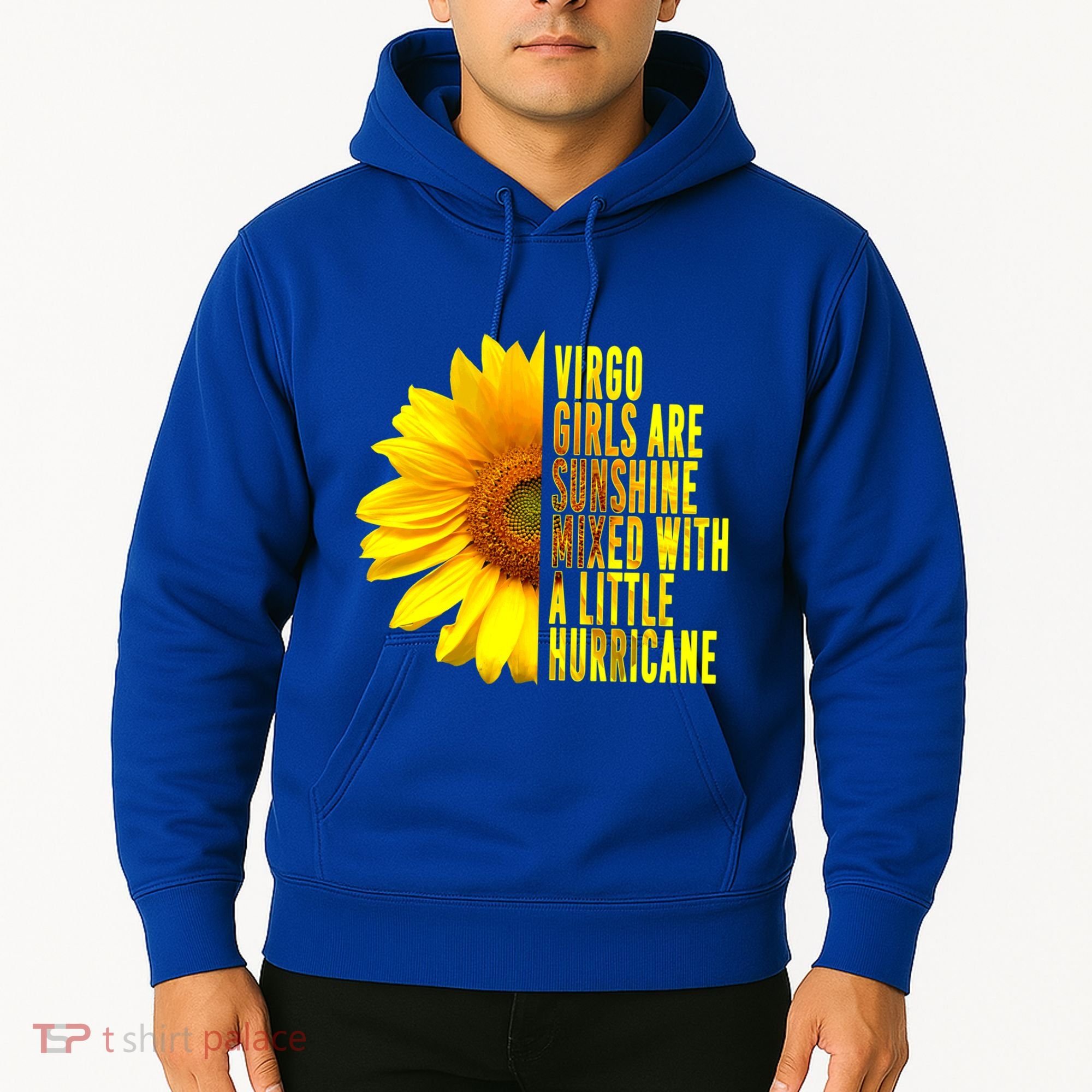 Virgo August September Birthday Sunflower Flower Great Gift Hoodie