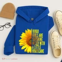 Virgo August September Birthday Sunflower Flower Great Gift Hoodie thumb 4
