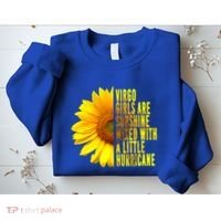Virgo August September Birthday Sunflower Flower Great Gift Sweatshirt thumb 2
