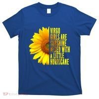 Virgo August September Birthday Sunflower Flower Great Gift T-Shirt thumb 0