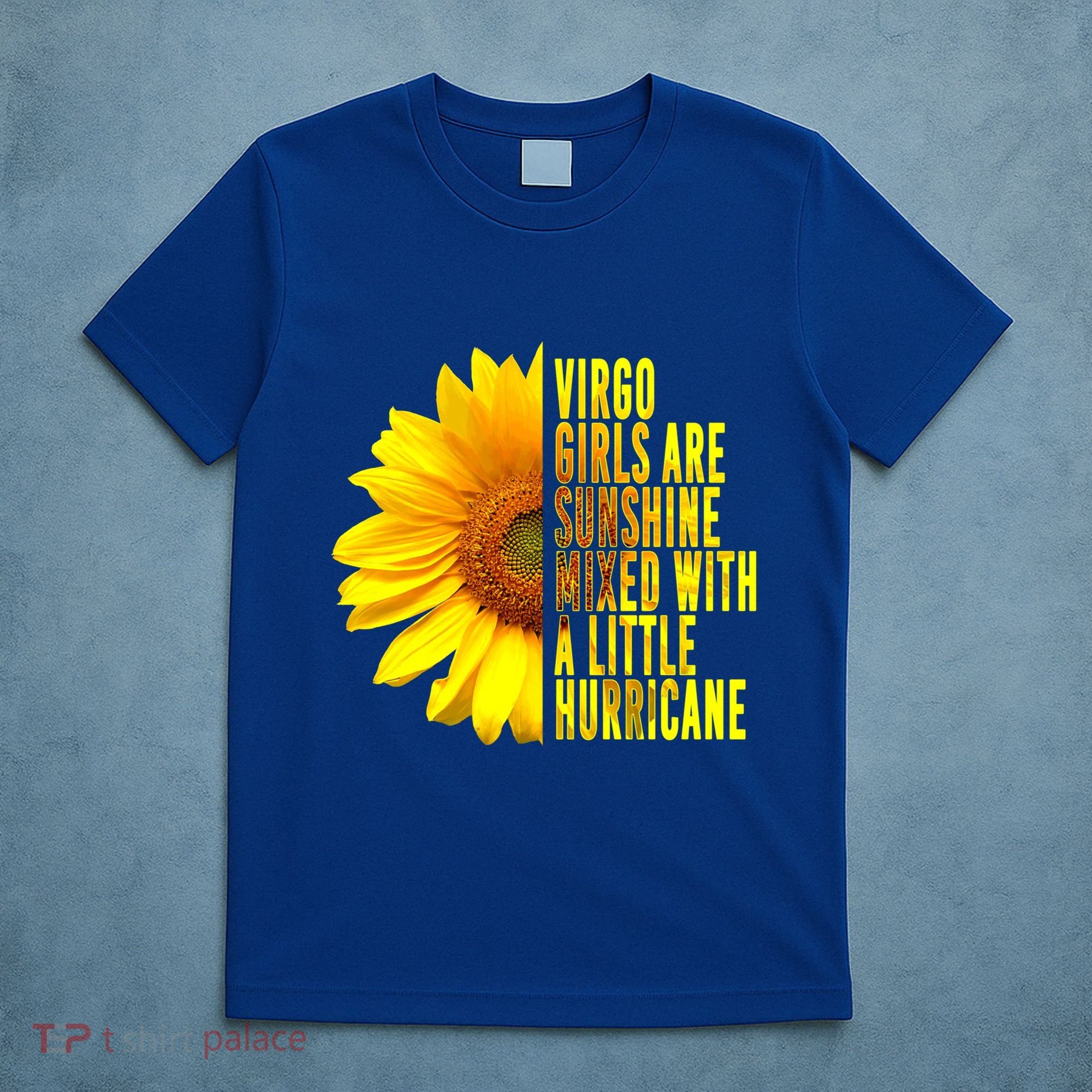 Virgo August September Birthday Sunflower Flower Great Gift T-Shirt