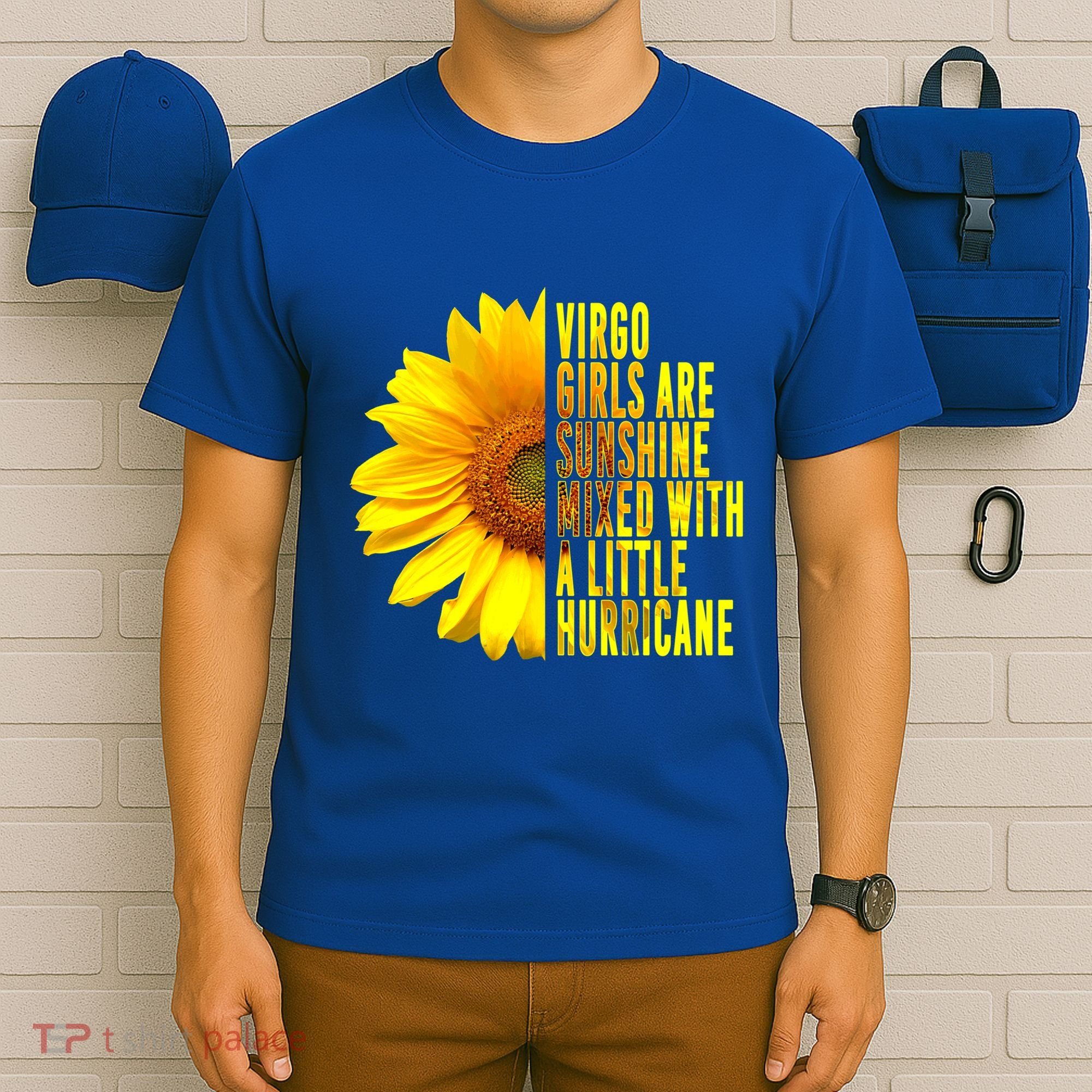 Virgo August September Birthday Sunflower Flower Great Gift T-Shirt