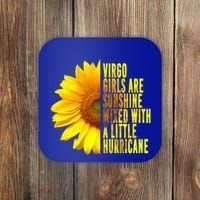 Virgo August September Birthday Sunflower Flower Great Gift Coaster thumb 0