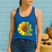 Virgo August September Birthday Sunflower Flower Great Gift Women's Tank Top thumb 2
