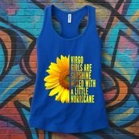 Virgo August September Birthday Sunflower Flower Great Gift Women's Tank Top thumb 3