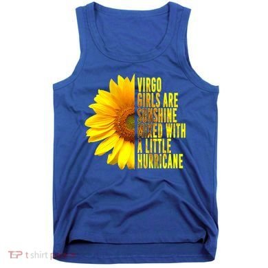 Virgo August September Birthday Sunflower Flower Great Gift Tank Top