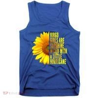 Virgo August September Birthday Sunflower Flower Great Gift Tank Top thumb 0