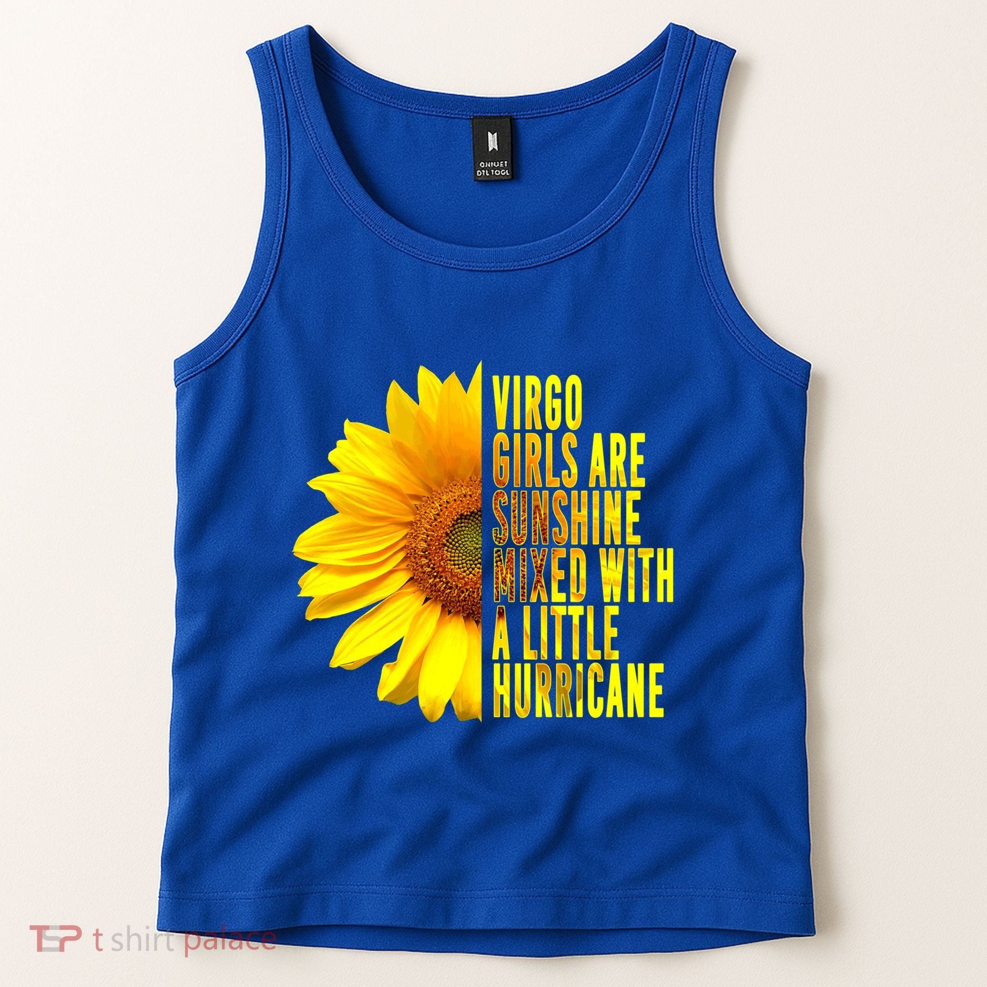 Virgo August September Birthday Sunflower Flower Great Gift Tank Top