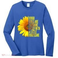 Virgo August September Birthday Sunflower Flower Great Gift Women's Long Sleeve Shirt thumb 0
