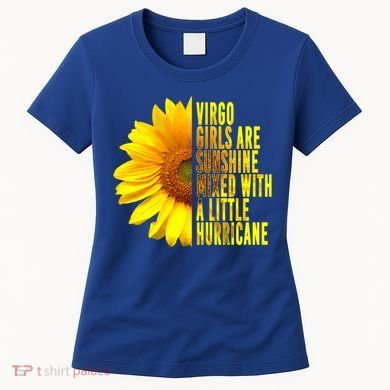 Virgo August September Birthday Sunflower Flower Great Gift Women's T-Shirt