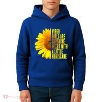 Virgo August September Birthday Sunflower Flower Great Gift Kids Hoodie thumb 4