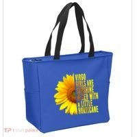 Virgo August September Birthday Sunflower Flower Great Gift Tote Bag thumb 2