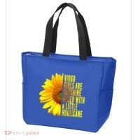 Virgo August September Birthday Sunflower Flower Great Gift Tote Bag thumb 3