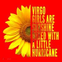 Virgo August September Birthday Sunflower Flower Great Gift Santa Hat thumb 1