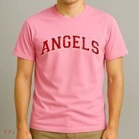 Vintage Angels Sports Name Athletic Text Arch Gift T-Shirt thumb 3