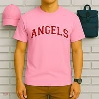 Vintage Angels Sports Name Athletic Text Arch Gift T-Shirt thumb 6