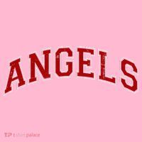 Vintage Angels Sports Name Athletic Text Arch Gift T-Shirt thumb 7