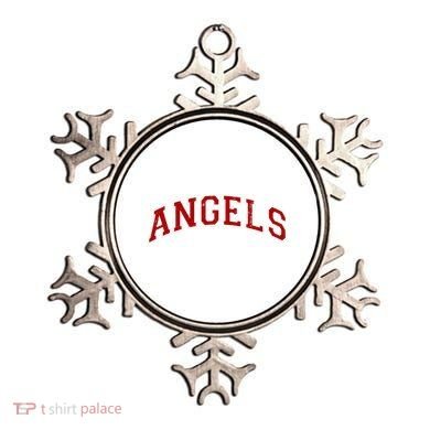 Vintage Angels Sports Name Athletic Text Arch Gift Ornament
