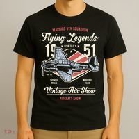 Vintage Air Show Aircraft Show T-Shirt thumb 3