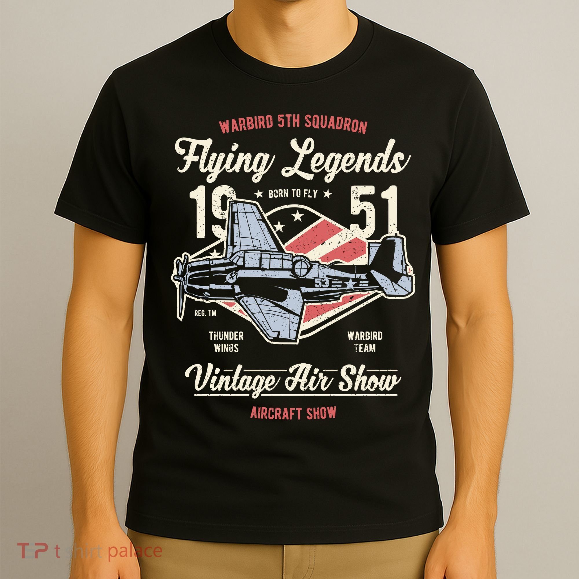 Vintage Air Show Aircraft Show T-Shirt