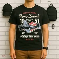 Vintage Air Show Aircraft Show T-Shirt thumb 6