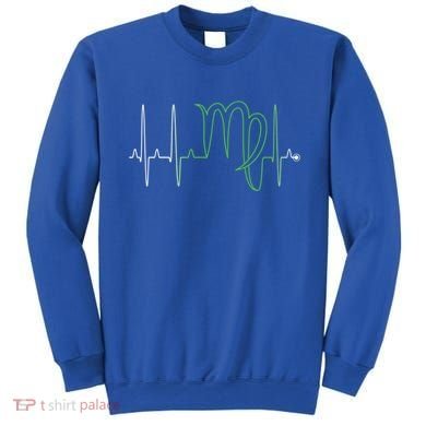 Virgo Astrology Sign Ecg August September Birthday Gift Cute Gift Sweatshirt