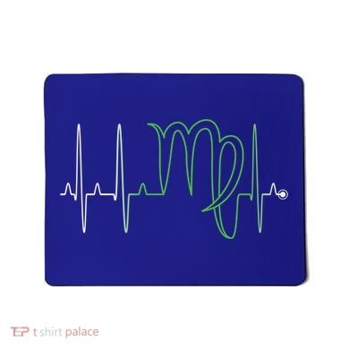 Virgo Astrology Sign Ecg August September Birthday Gift Cute Gift Mousepad
