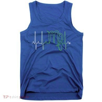 Virgo Astrology Sign Ecg August September Birthday Gift Cute Gift Tank Top