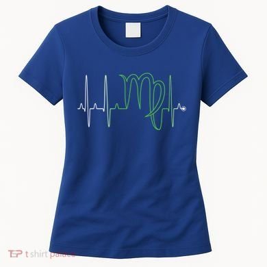 Virgo Astrology Sign Ecg August September Birthday Gift Cute Gift Women's T-Shirt