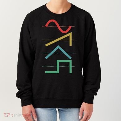 Vintage Analog Synthesizer Techno Waveform Synth Nerd Women's Sweatshirt