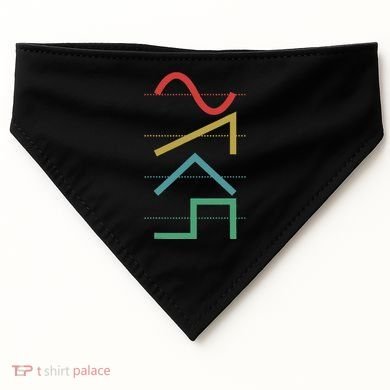 Vintage Analog Synthesizer Techno Waveform Synth Nerd USA-Made Doggie Bandana