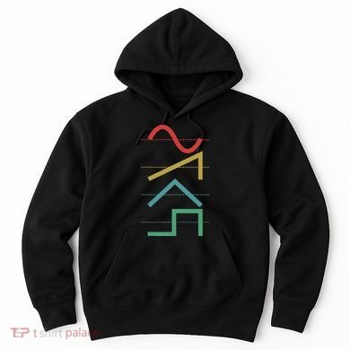 Vintage Analog Synthesizer Techno Waveform Synth Nerd Hoodie