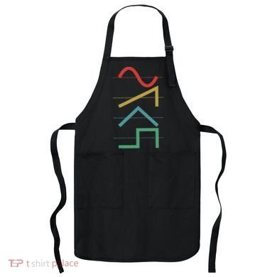 Vintage Analog Synthesizer Techno Waveform Synth Nerd Apron